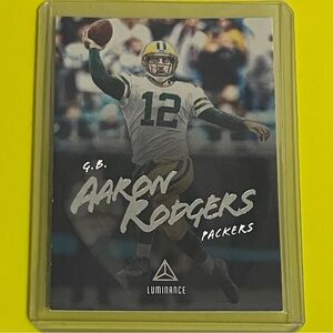 Aaron Rodgers #59 2018 Panini Luminance Football Trading Card